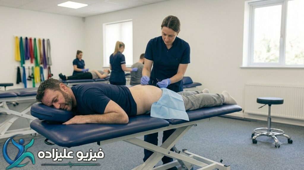 درای نیدلینگ در فیزیوتراپی برای درمان دردهای عضلانی و نقاط ماشهای طب سوزنی دیسک کمر دیسک گردن سوزن خشک آرتروز